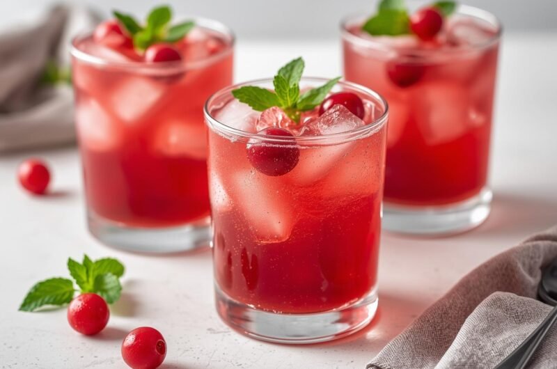 Cranberry Spritzers