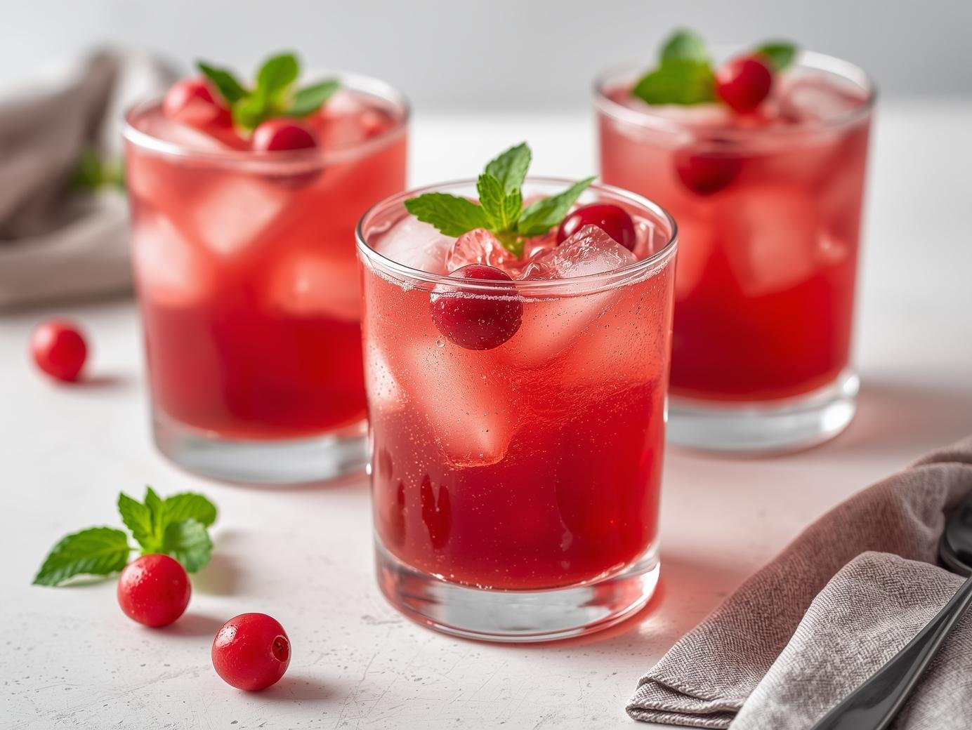 Cranberry Spritzers