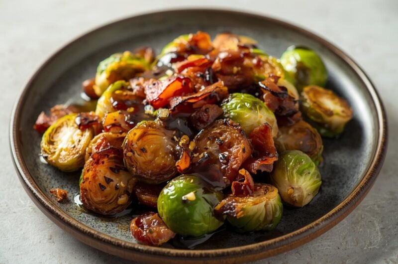 Roasted Brussels Sprouts (With Bacon or Balsamic)