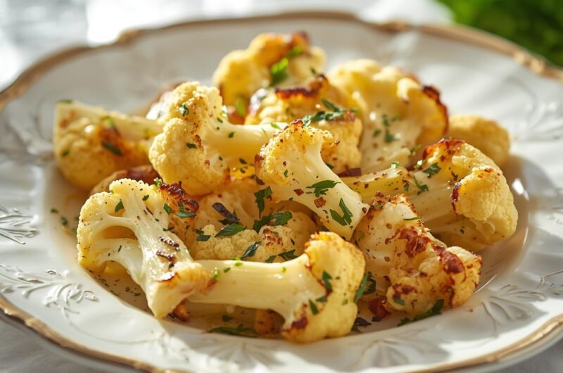 Roasted Cauliflower with Herbs