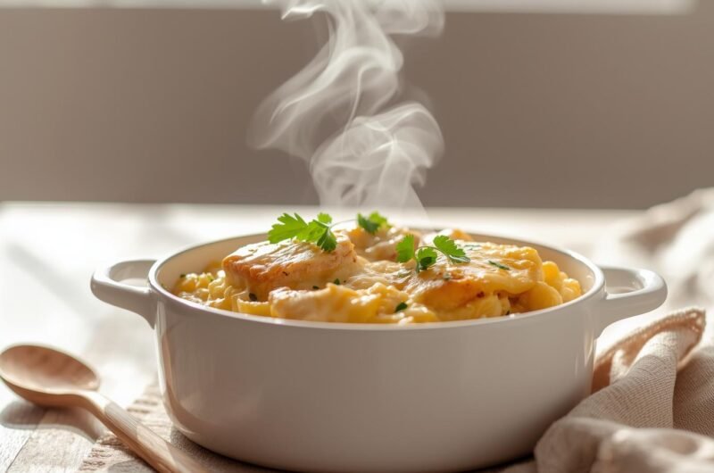 Cheesy One-Pot Chicken and Rice