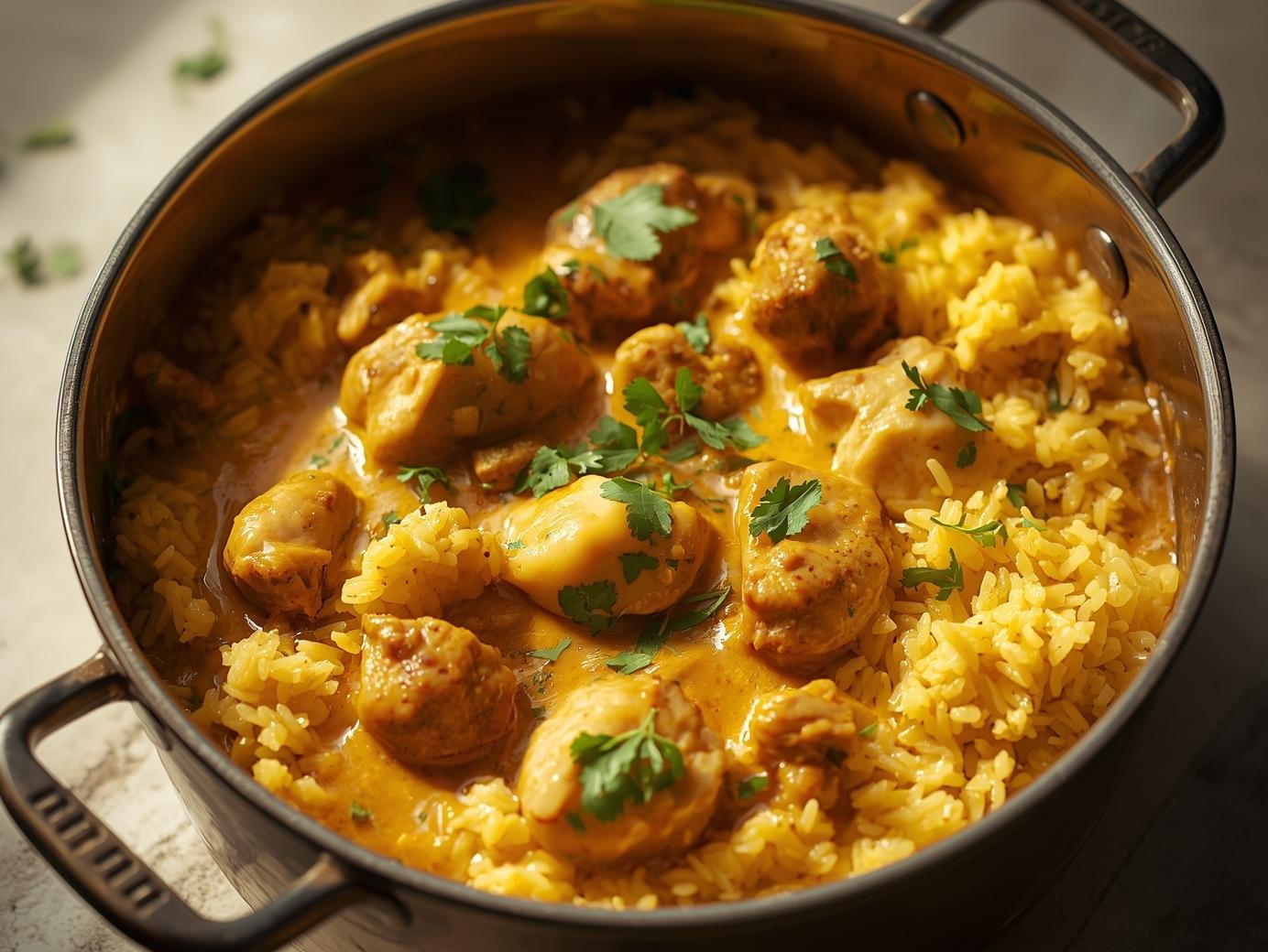 One-Pot Curry Chicken and Rice