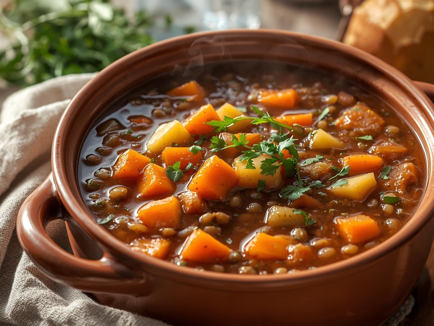 One-Pot Vegetable Lentil Soup