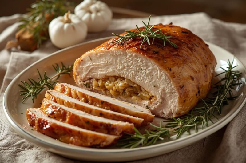 Garlic & Herb Roasted Boneless Turkey Breast