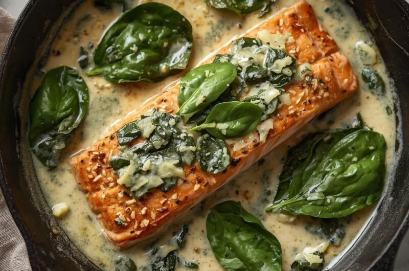 Creamy Spinach Salmon