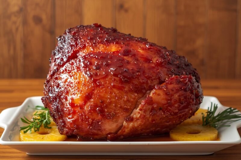 Pineapple-Honey Glazed Ham