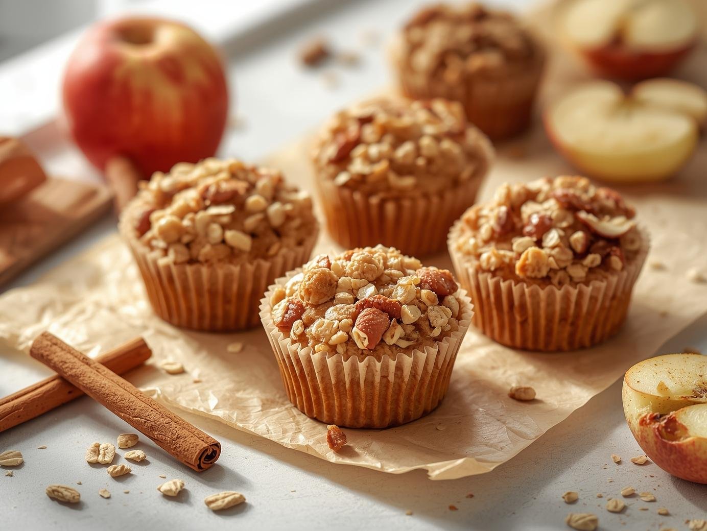 Apple Cinnamon Breakfast Crumble Cups