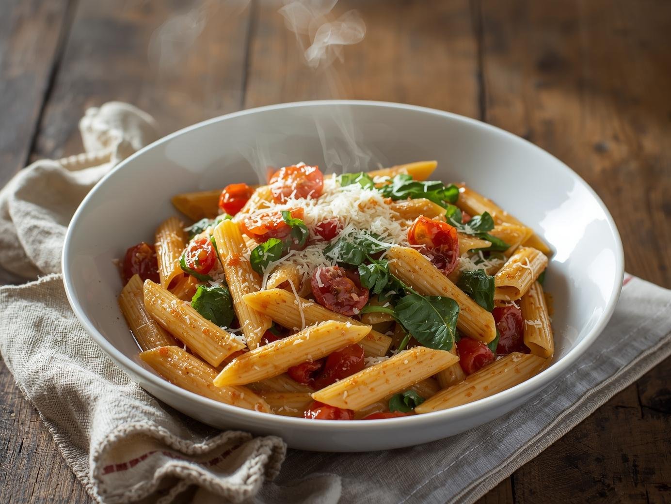 Crockpot Creamy Tuscan Pasta