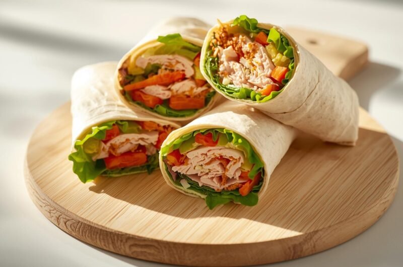 Turkey & Veggie Wraps