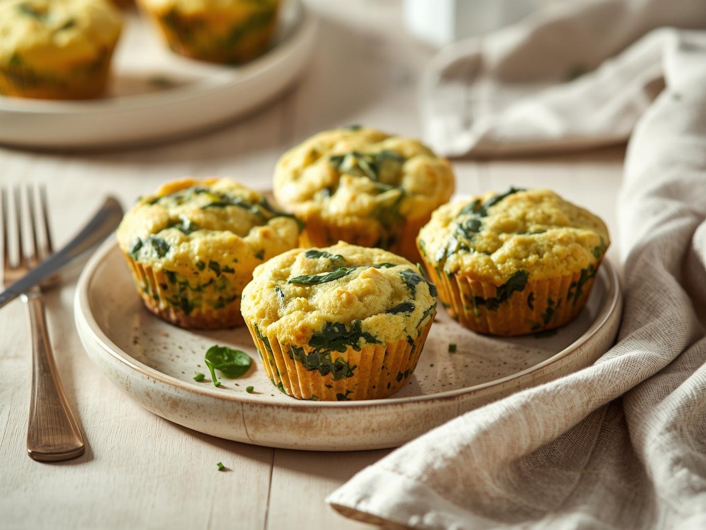 Spinach & Feta Egg Muffins