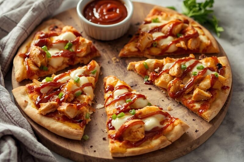 BBQ Chicken Flatbread Pizzas