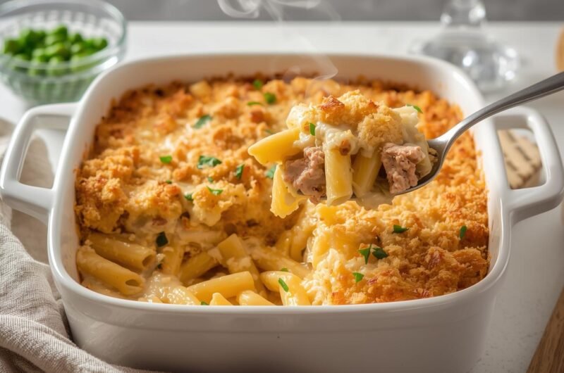 Creamy Tuna Pasta Bake