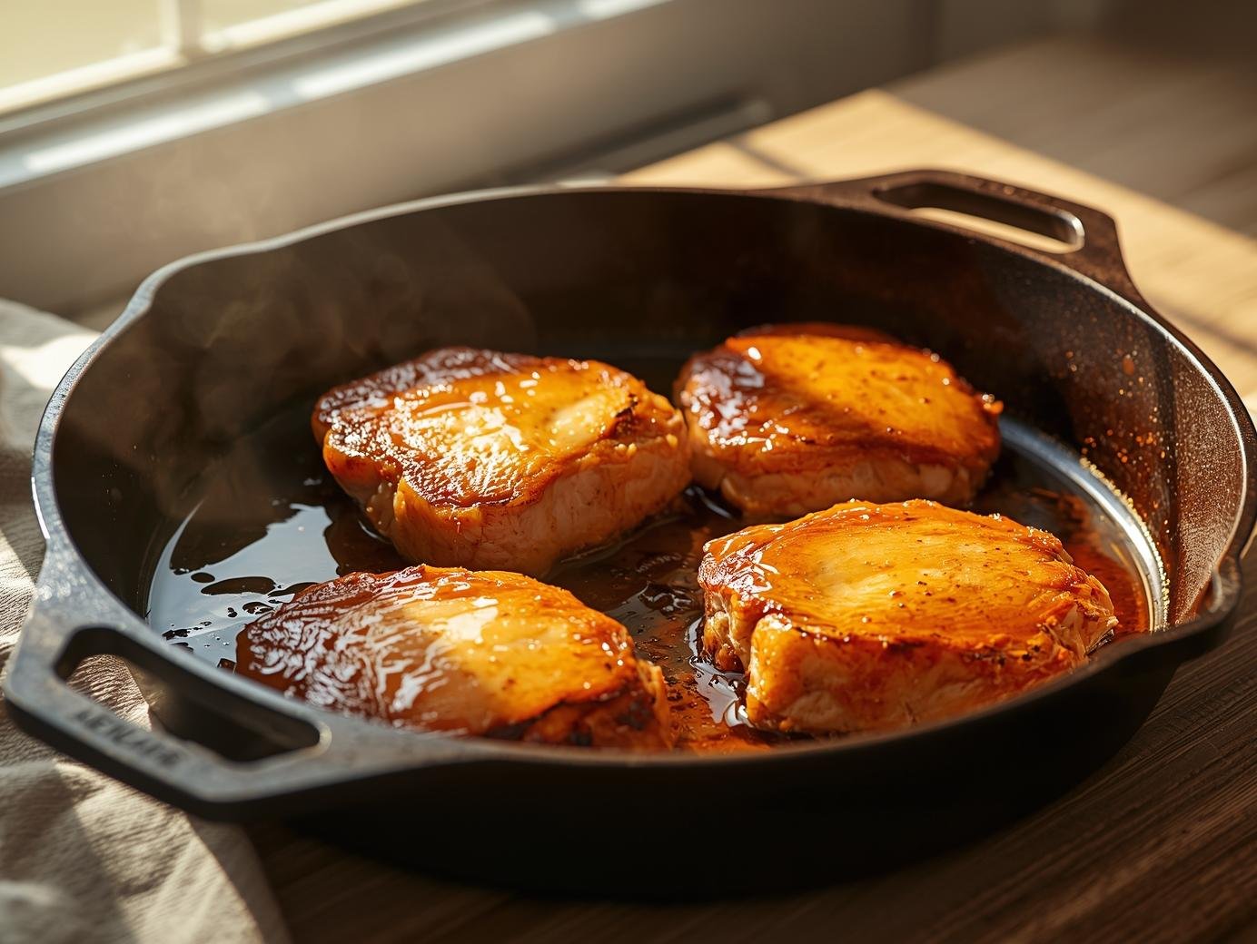 Honey-Glazed Pork Chops