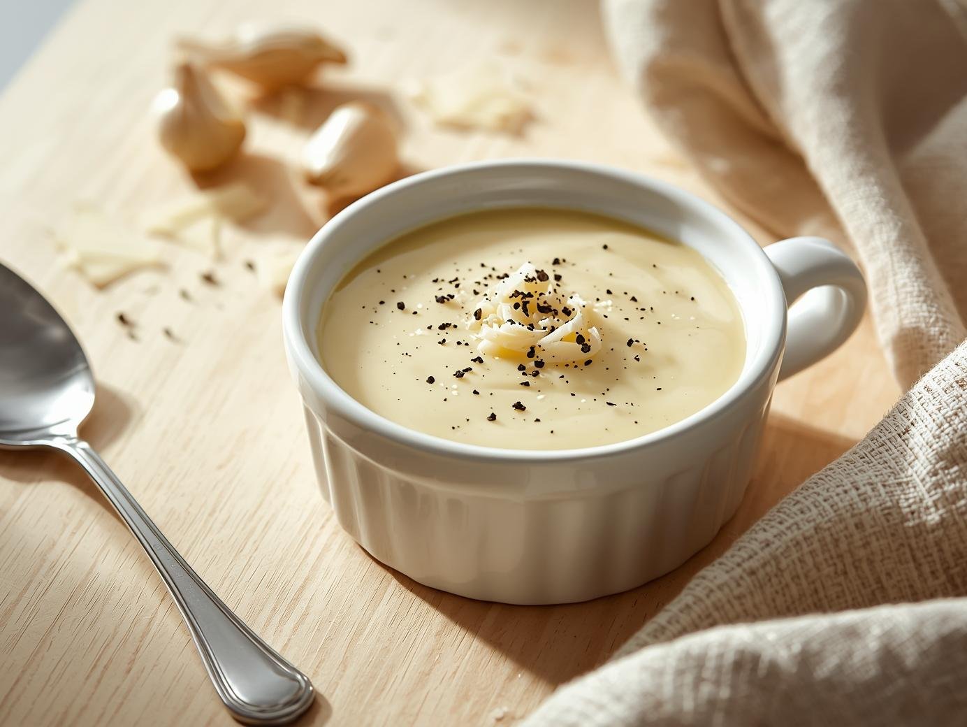 Creamy Garlic Parmesan Sauce