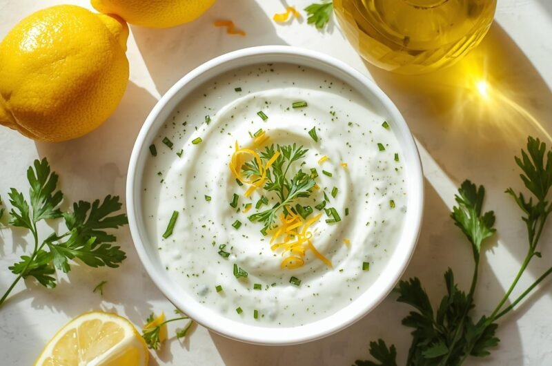 Lemon Herb Yogurt Sauce