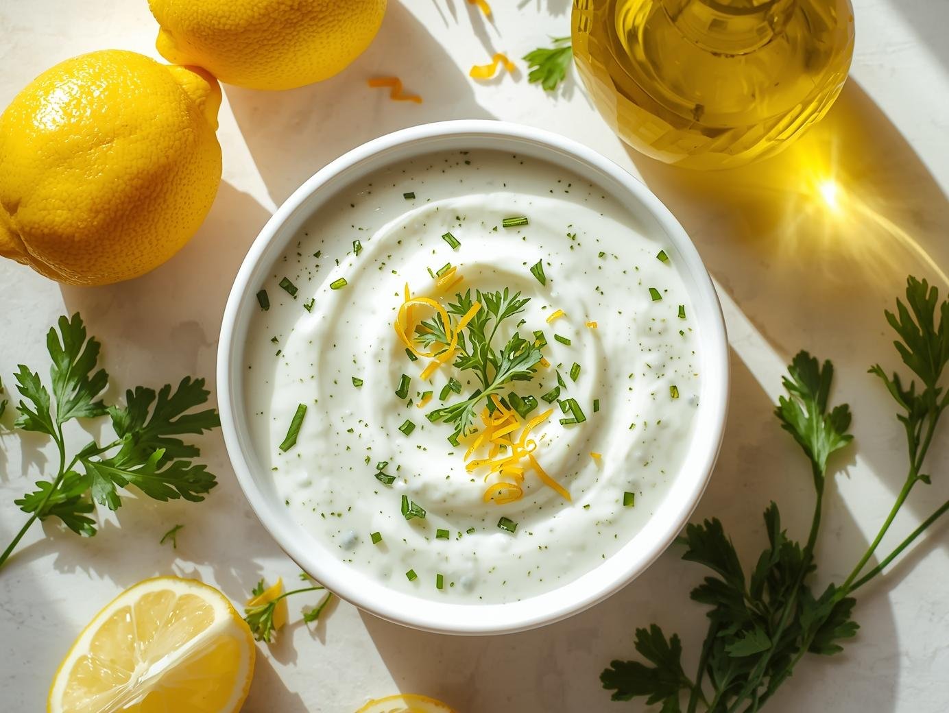 Lemon Herb Yogurt Sauce