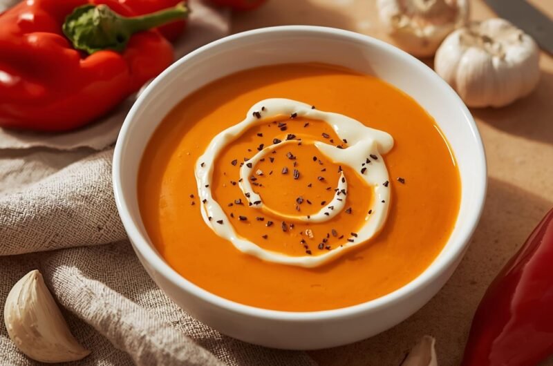 Roasted Red Pepper Cream Sauce