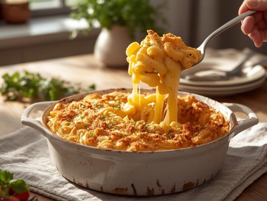 Healthy Baked Mac and Cheese