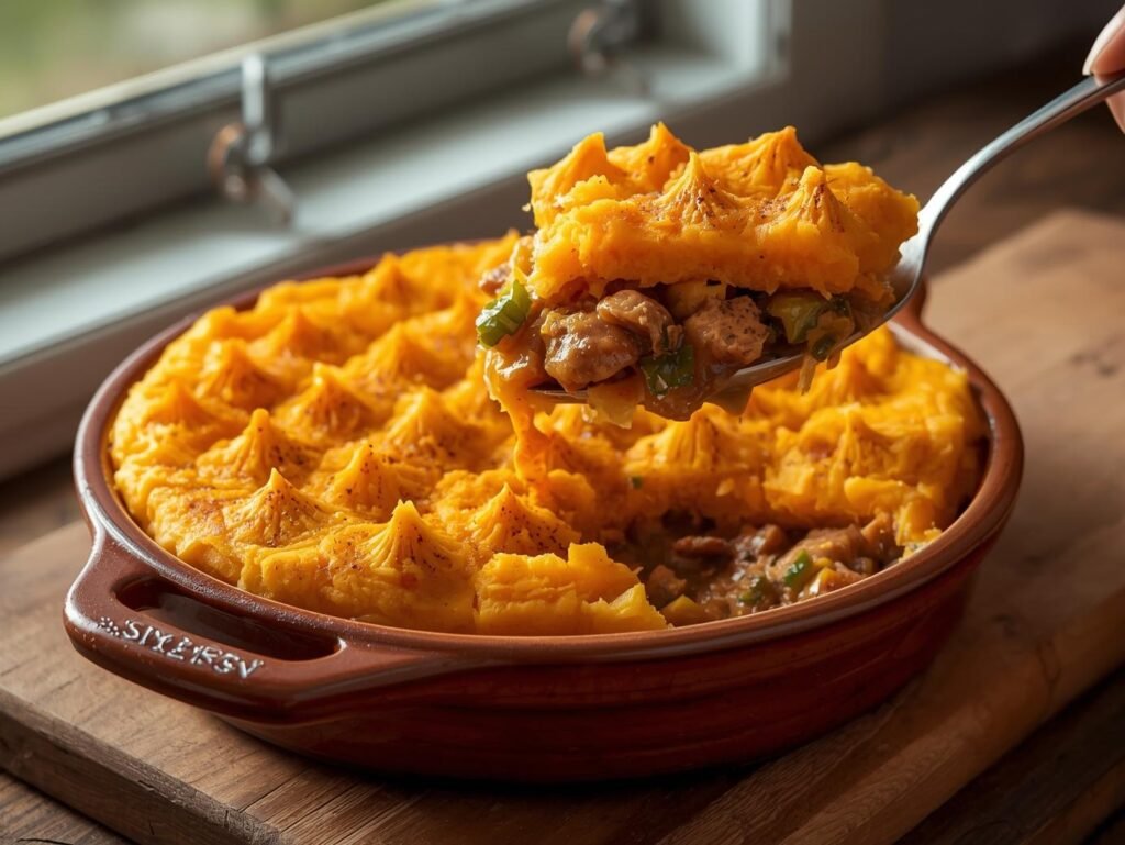 Turkey & Sweet Potato Shepherd’s Pie