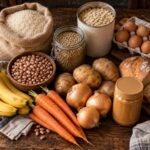 Cheapest foods to buy, including rice, dried beans, lentils, oats, potatoes, onions and carrots