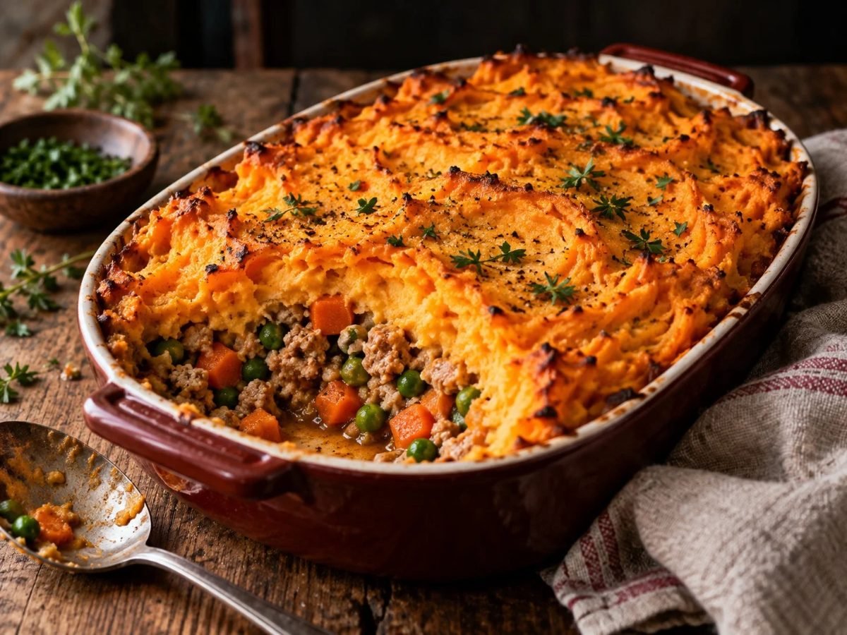 Turkey & Sweet Potato Shepherd’s Pie